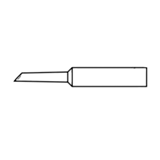 Weller 0054485399 XNTD .157 inch and 4.0mm Chisel Tip For WXP65 Soldering Pencil