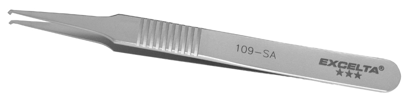 Excelta 109-SA-PI 4.75in 45 Degree SMD Paddle Tweezer