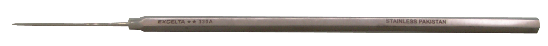 Excelta 330A 6 Inch Stainless Steel Straight Probe With .10 Inch Tip