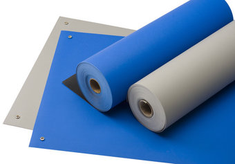 ACL 58600 Gemini Dual Layer Light Gray ESD Mat Roll 36in. x 50ft.