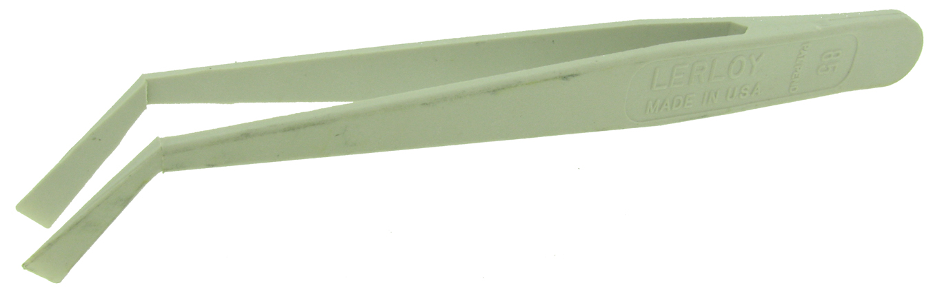 Excelta 85 45 Degree Angled Broad Flat Tipped Tweezer