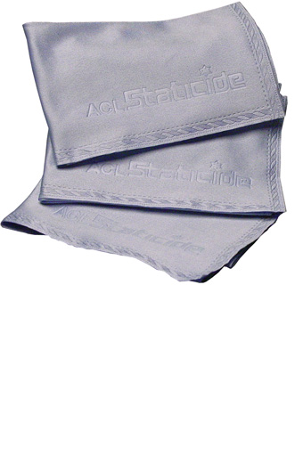 ACL MFC1 Staticide Blue Microfiber Cloth 9in. x 9in.