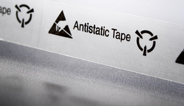 ESP-1000, 1 Inch ESD Safe Printed Cellulose Tape.
