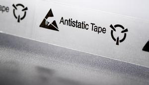 ESP-1000, 1 Inch ESD Safe Printed Cellulose Tape.