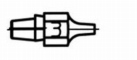 Weller 0051314399 DX113 Threadless Desoldering Tiplet for DXV80