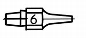 Weller 0051314699 DX116 Threadless Desoldering Tiplet for DXV80.