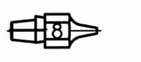 Weller 0051314899 Threadless Desoldering Tip for DXV80 and DSX80