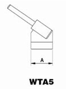 Weller 0054414499 0.728 18.50mm Tip for WTA50 Thermal Tweezers WTA5