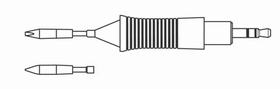 Weller 0054460499 RT4 Chisel Tip Cartridge for WMRP Pencil