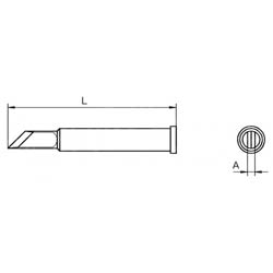 Weller 0054471199 XTKN .079 x 1.772 inch Reach Knife Tip