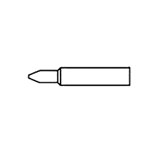 Weller 0054485899 XNTC .126 inch adn 3.2mm Chisel Tip For WXP65 Soldering Pencil