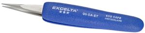 Excelta 00-SA-ET 5inch Straight Strong Neverust Tweezer With Ergo Grips