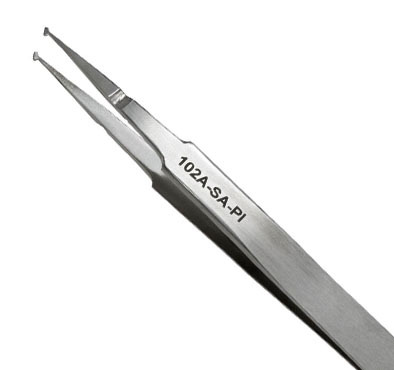 Excelta 102A-SA-PI 4.5in SMD Paddle Chip Handling Tweezer