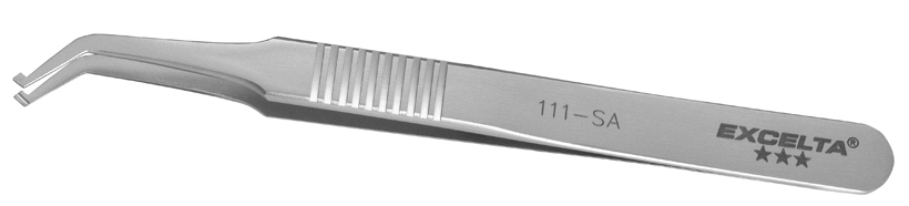 Excelta 111-SA 4.25in Neverust SMD Paddle Tweezer