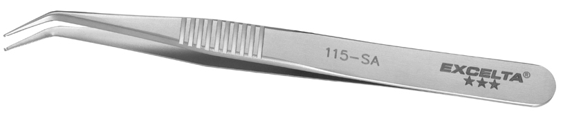 Excelta 115-SA 4.25in Neverust SMD Paddle Tweezer
