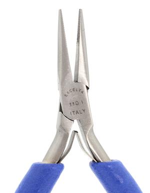 Excelta 11DI 4.8in Straight Chain Nose Plier With Serrated Jaws
