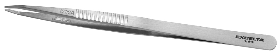 Excelta 122-SA 4.5in Neverust SMD Paddle Tweezer