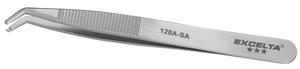 Excelta 128A-SA 4.25in Neverust SMD Round Angulated Tip Tweezer
