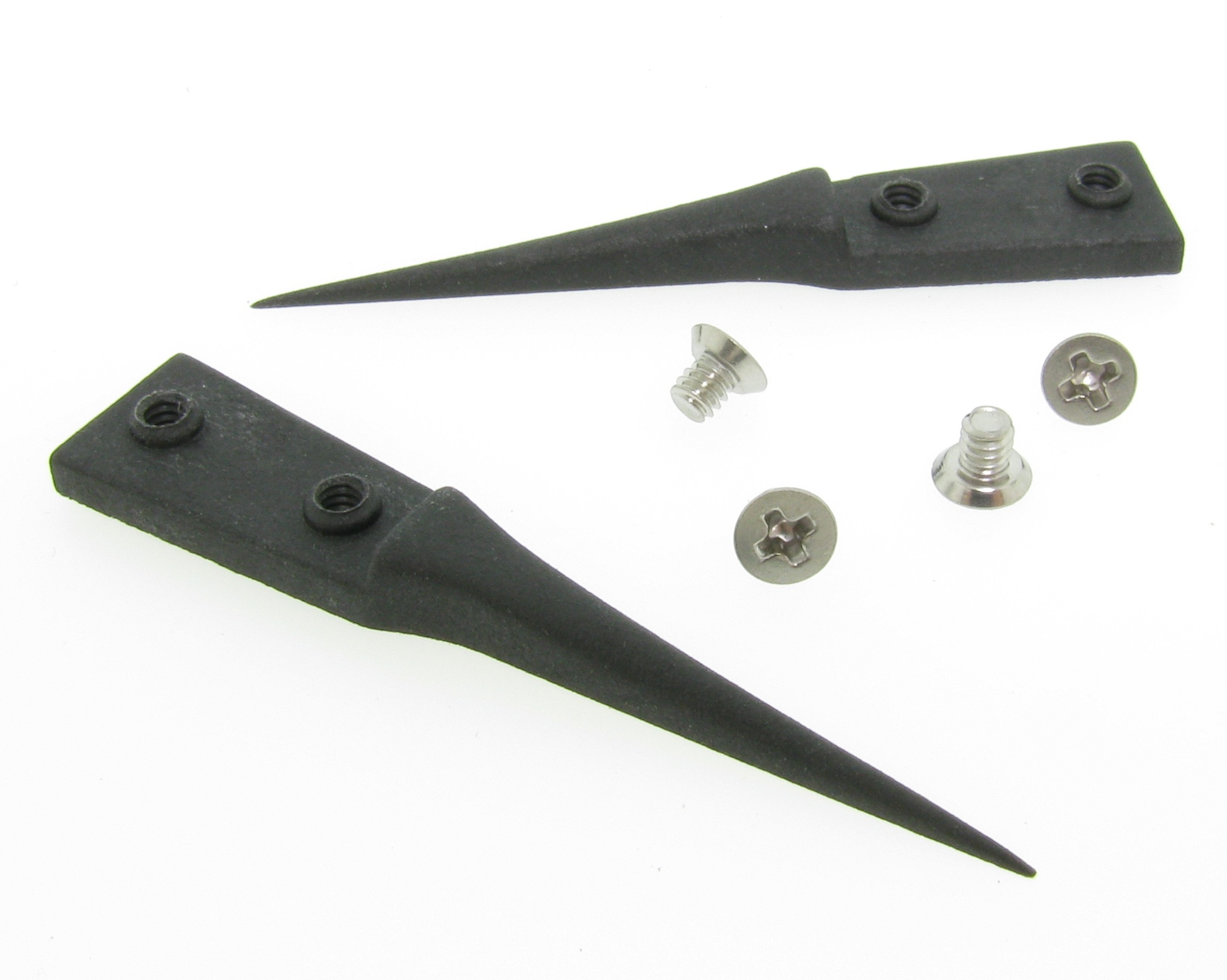 Excelta 159-RTX Carbofib Replacement Tweezer Tips for 159-RT close up