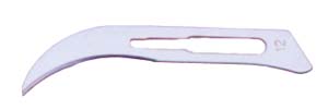 Excelta 177-12 Stainless Steel Number 12 Scalpel Blade close up
