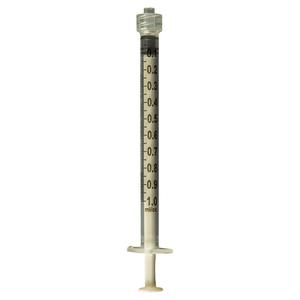 JG1CC-LL, 1 cc Calibrated Manual Luer Lock Syringe, qty 1000