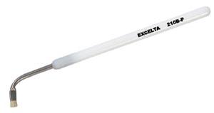 Excelta 210B-P 5.5 Inch Bent Hog Hair Instrument Cleaning Brush
