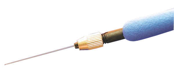 Excelta 227C-ET 4.5 Inch Brass Pin Vise With ESD Grip