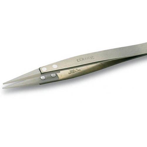 Erem 249CER Straight Precision Tweezers with Ceramic Tips