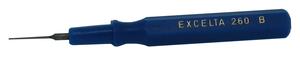 Excelta 260B 2.5 Inch Blue Plastic Handle Mini Spatula .015 Inch Tip