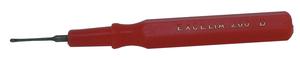 Excelta 260D 2.5 Inch Red Plastic Handle Mini Spatula .025 Inch Tip