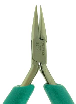 Excelta 2644 4.75inch Stainless Steel Small Chain Nose Plier