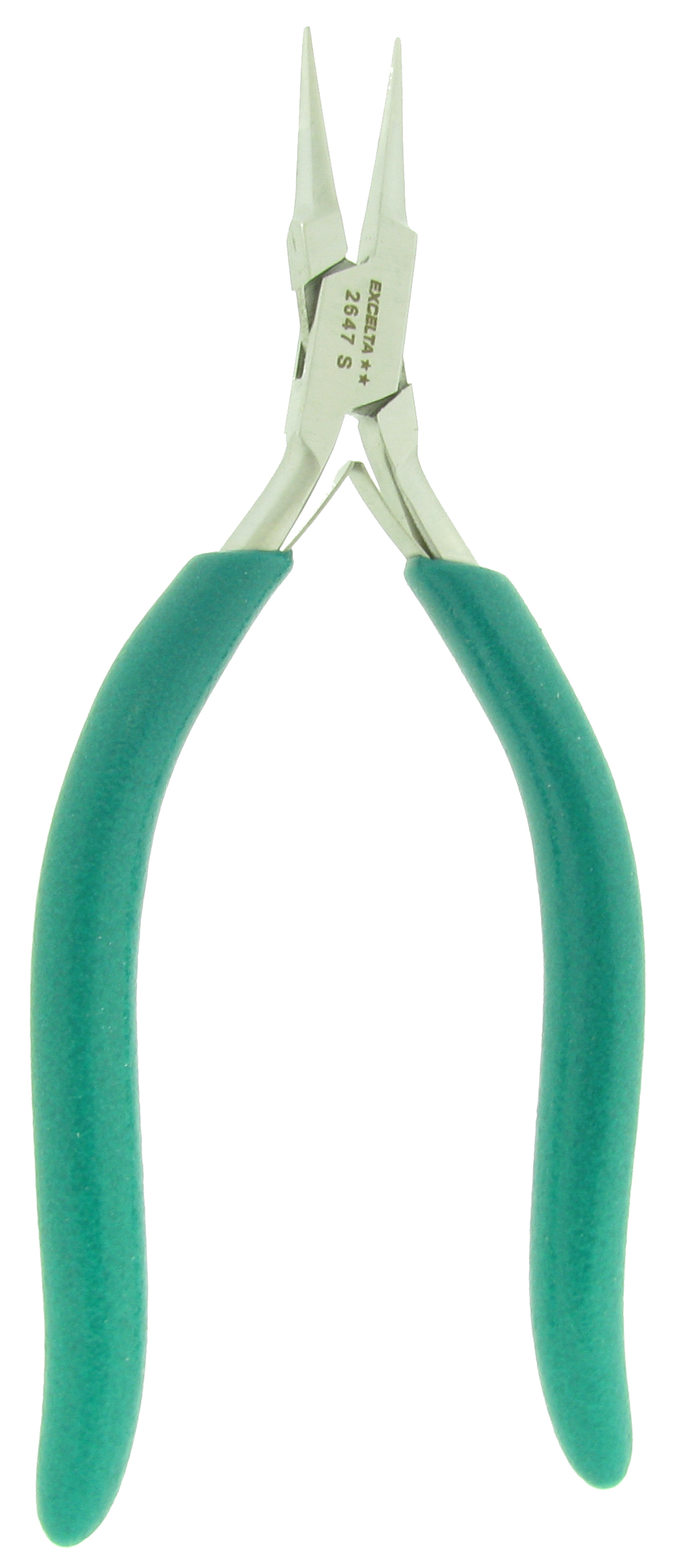 Excelta 2647S 6 Inch Small Needle Nose Plier With Ergonomic Grips