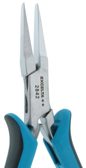 Excelta 2842 5.75inch Stainless Steel Medium Flat Nose Plier