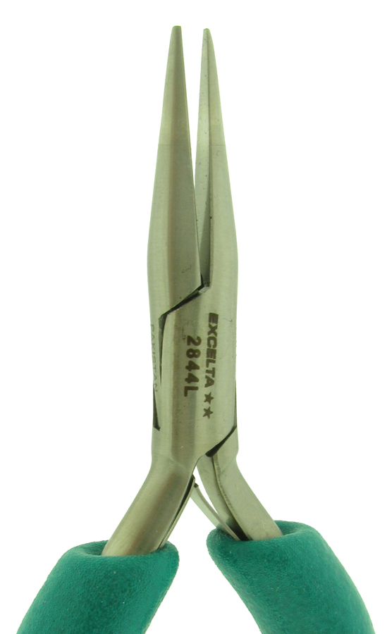 Excelta 2844L 6 Inch Medium Chain Nose Plier With Long Handles