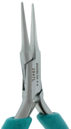 Excelta 2847L 6 Inch Medium Needle Nose Plier With Long Handles