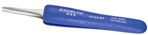 Excelta 2A-SA-ET 5.25 Inch Neverust Tweezer With Ergo Grips