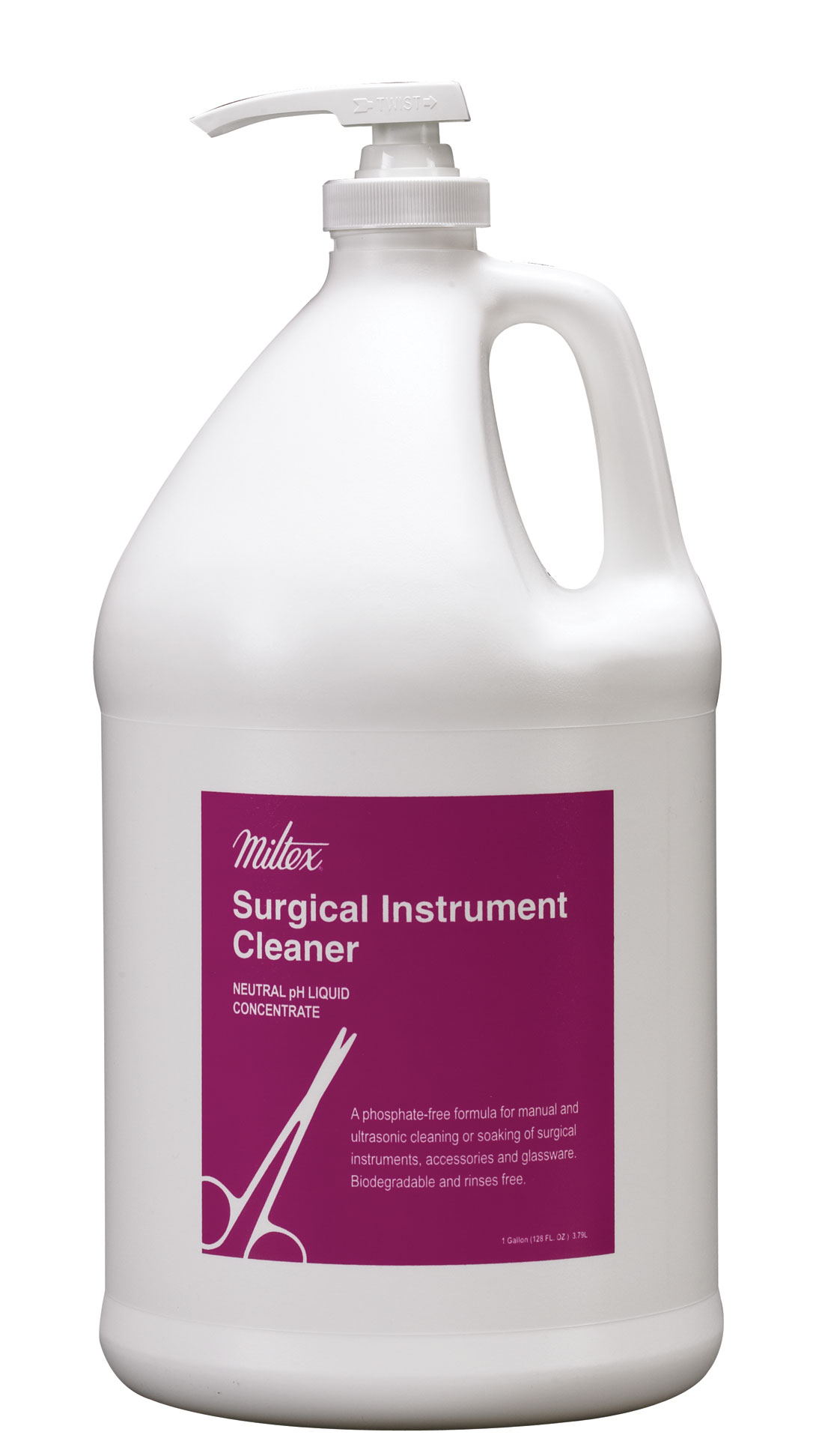 Miltex 3-725 Surgical Instrument Cleaner, 1gal. Bottle Concentrate
