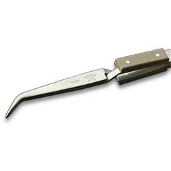 Erem 30SA 150MM Anti-Magnetic Reverse Action Tweezers With Curved Pointed Tip