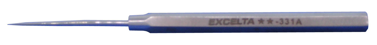 Excelta 331A 3 Inch Stainless Steel Micro Straight Probe With .10 Inch Tip