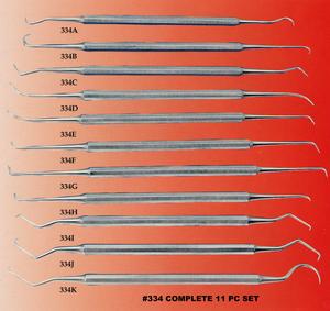 Excelta 334 11 Piece Stainless Steel Probe Kit