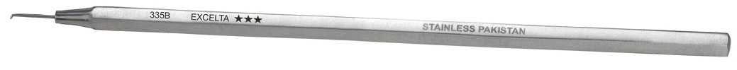 Excelta 335B 4.75 Inch 90 Degree Angled Short Tip Micro Probe .010 Inch Tip