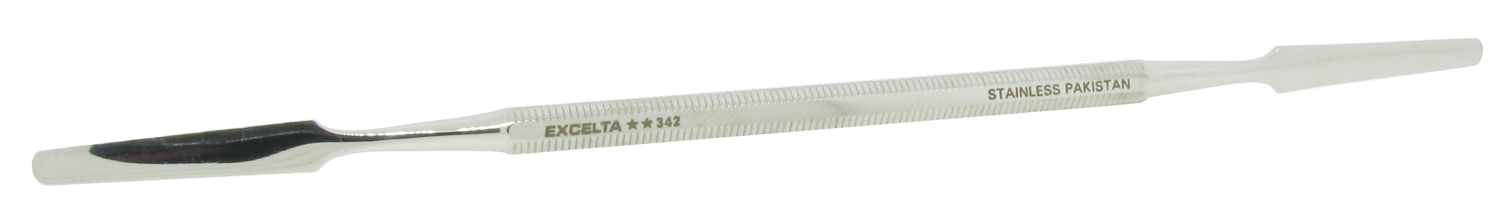 Excelta 342 7inch Stainless Steel Double End Mixing Spatula