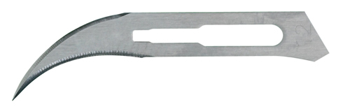 Miltex 4-312B Size 12B Stainless Steel Sterile Surgical Blades (Double Edged)