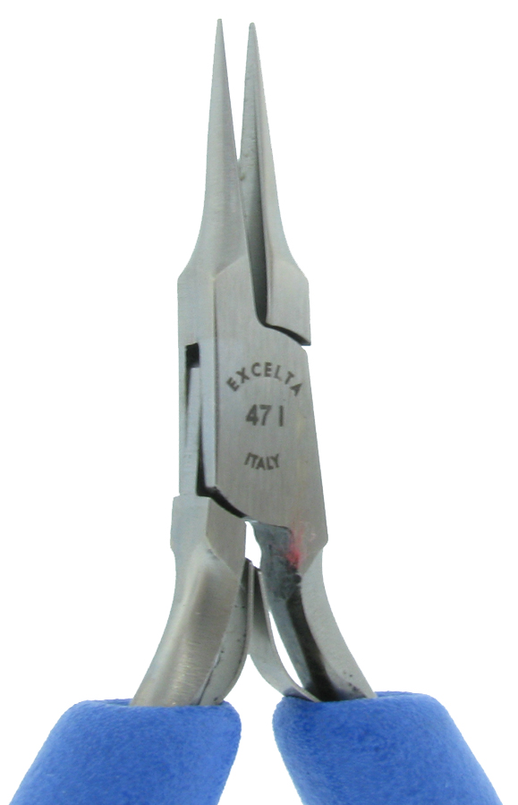 Excelta 47-I 4.6 Inch Small Needle Nose Plier With ESD Grips
