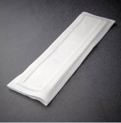 FoamTec FS856ENST PharmaMOP Sterile Extra Fluid Capacity EzGLIDE Polyester Mop Head close up