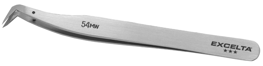 Excelta 54-MW 4.25 Inch 100 Degree Angluated Cutting Tweezer