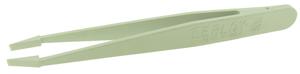 Excelta 609 4.5inch Acetal Straight Flat Tipped Tweezer