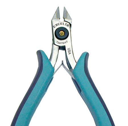 Excelta Hard Wire Cutters with Carbide Inserts Small tapered head