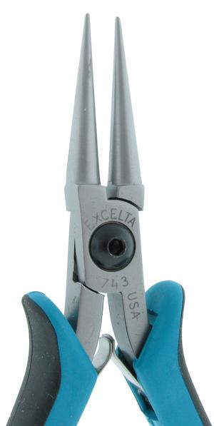 Excelta 743 5inch Carbon Steel Round Nose Plier