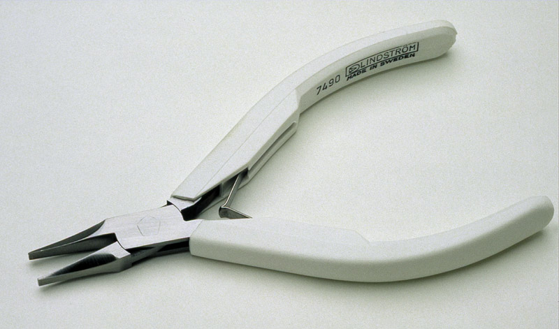 Lindstrom 7490 4 3/4inch Supreme Series Flat Nose Pliers